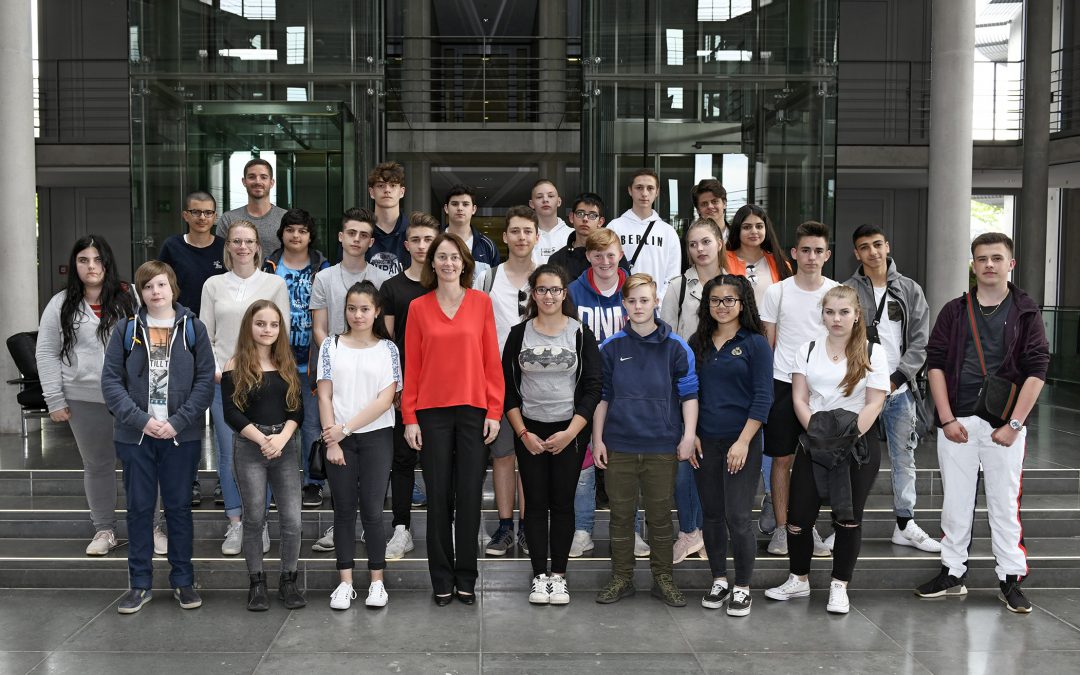 Schulgruppen im Bundestag